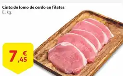 Alcampo Cinta de lomo de cerdo en filetes oferta