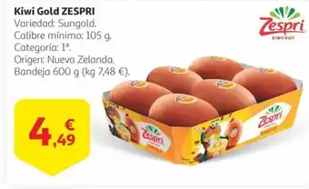 Alcampo ZESPRI Kiwi Gold oferta