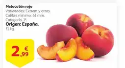 Alcampo Melocotón rojo oferta