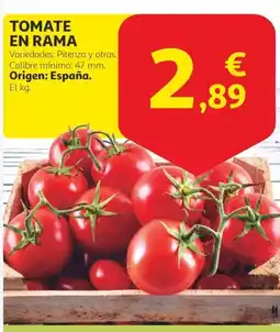 Alcampo Tomate en rama oferta
