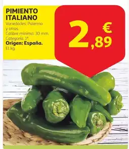 Alcampo Pimiento italiano oferta