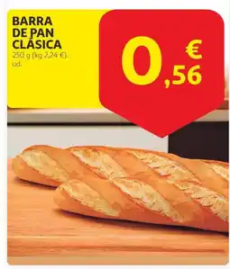 Alcampo Barra de pan clásica oferta