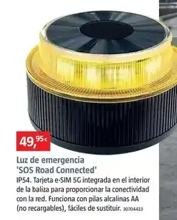 Bauhaus Luz de emergencia 'sos road connected' oferta