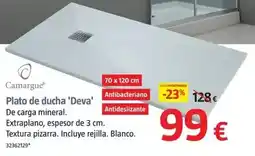 Bauhaus Camargue - plato de ducha 'deva' oferta