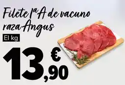 Supeco Filete l' a de vacuno raza angus oferta