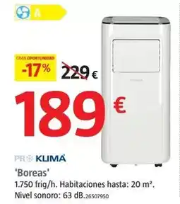 Bauhaus Pro klima - aire acondicionado portátile 'boreas' oferta