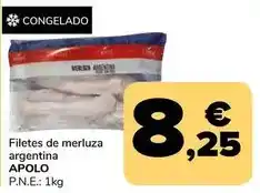 Supeco Apolo - filetes de merluza argentina oferta