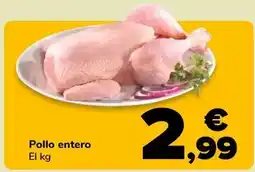 Supeco Pollo entero oferta