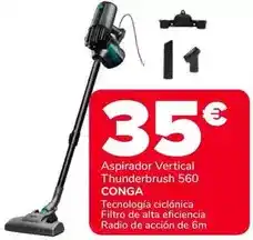 Supeco Conga - aspirador vertical thunderbrush 560 oferta