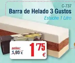 Abordo Barra de helado 3 gustos oferta