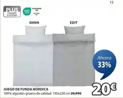 JYSK Plus - juego de funda nordica oferta