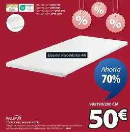 JYSK Wellpur - topper oferta