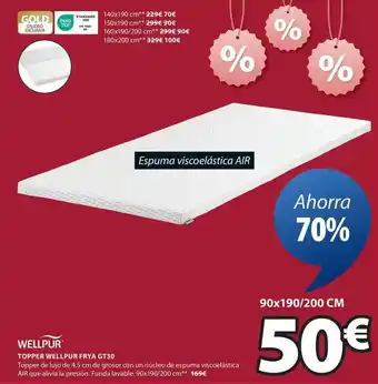 JYSK Wellpur - topper oferta