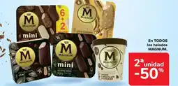 Carrefour Market MAGNUM En todos los helados oferta