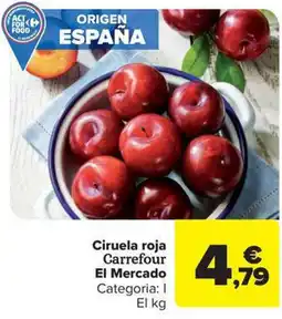 Carrefour Market Ciruela roja Carrefour El Mercado oferta