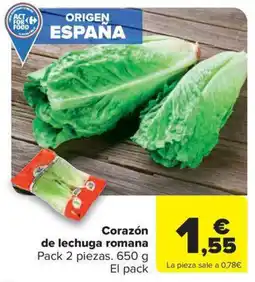 Carrefour Market Corazón de lechuga romana oferta