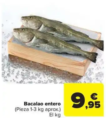 Carrefour Market Bacalao entero oferta