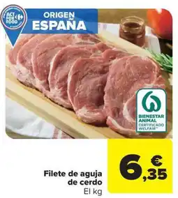 Carrefour Market Filete de aguja de cerdo oferta