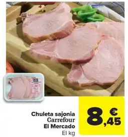 Carrefour Market Chuleta sajonia Carrefour El Mercado oferta