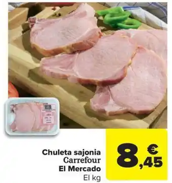 Carrefour Market Chuleta sajonia Carrefour El Mercado oferta