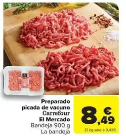 Carrefour Market Preparado picada de vacuno Carrefour oferta