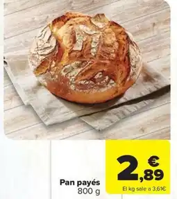 Carrefour Market Pan payés oferta