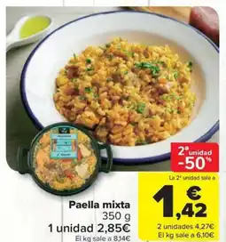 Carrefour Market Paella mixta oferta