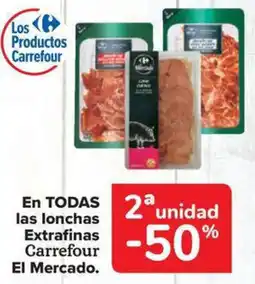 Carrefour Market En toda las lonchas extrafinas carrefour el mercado. oferta