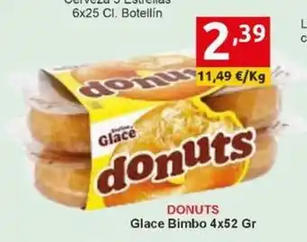 Supermercados Extremadura DONUTS Glace Bimbo oferta