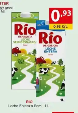 Supermercados Extremadura RIO Leche Entera o Semi oferta