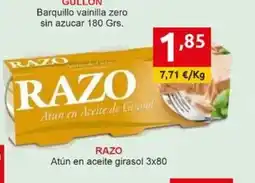 Supermercados Extremadura RAZO Atún en aceite de girasol oferta