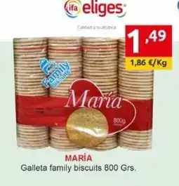 Supermercados Extremadura MARÍA Galleta family biscuits oferta