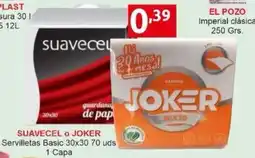 Supermercados Extremadura SUAVECEL o JOKER Servilletas Basic oferta