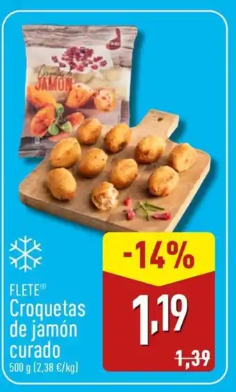 ALDI FLETE Croquetas de jamón curado oferta