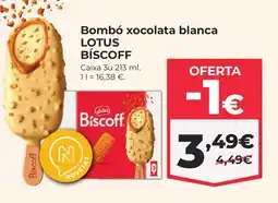 La Sirena LOTUS BÍSCOFF Bombó xocolata blanca oferta