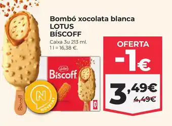La Sirena LOTUS BÍSCOFF Bombó xocolata blanca oferta