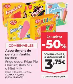 La Sirena FRIGO Assortiment de gelats infantils oferta