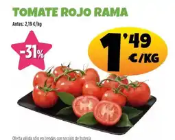 AhorraMas Tomate rojo rama oferta