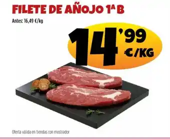 AhorraMas Filete de añojo oferta
