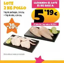 AhorraMas Lote pollo oferta