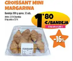 AhorraMas Croissant mini margarina oferta
