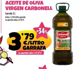 AhorraMas CARBONELL Aceite de oliva virgen oferta