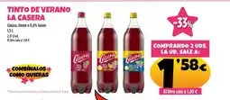 AhorraMas LA CASERA Tinto de verano oferta