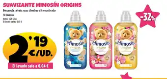 AhorraMas Suavizante mimosín origins oferta