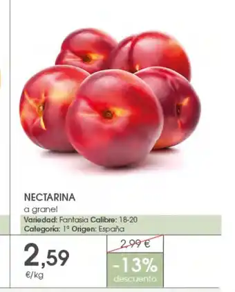 Supermercados Plaza Nectarina oferta