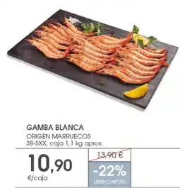 Supermercados Plaza Gamba blanca oferta