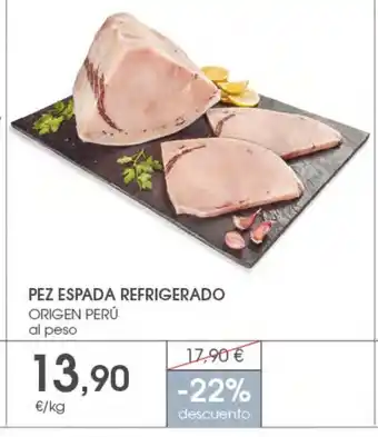 Supermercados Plaza Pez espada refrigerado origen perú oferta