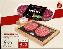 Supermercados Plaza HAMBURDEHESA Burger meat de Buey oferta