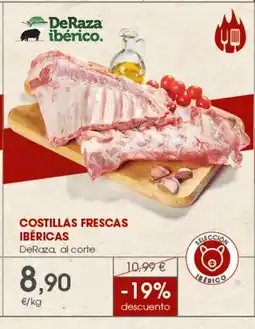 Supermercados Plaza Costillas frescas ibéricas oferta