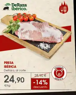 Supermercados Plaza Presa ibérica deraza oferta